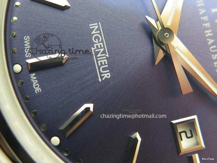 MIROTIME 0208 UrbanChic Ingeniuer St.Laurens SS Blue Dial MK 1:1 Best Edition On Black Leather Strap A 7366